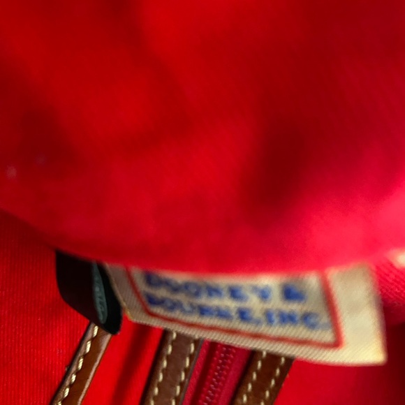 Dooney & Burke Large Blue Pebbled Leather Satchel Handbag - Picture 11 of 14